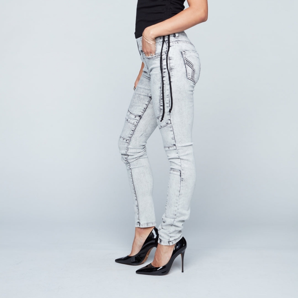 Foxy pull-on grey jeggings